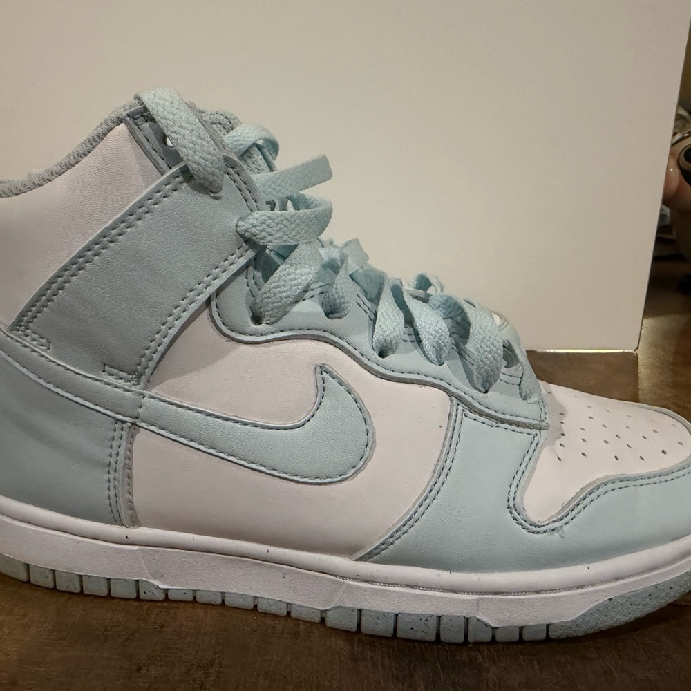 Nike Dunks- Light Blue and White
